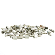 Hex Nut Jack Screw, 100 Pieces, # 4 - 40, 11.40mm