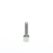 Hex Nut Jack Screw, 100 Pieces, # 4 - 40, 17.08mm