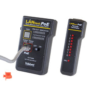 Lan Tester PoE Network Cable tester, Pin Configuration/Wire Map Results