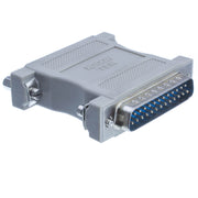 Null Modem Adapter, DB25 Male to DB25 Female