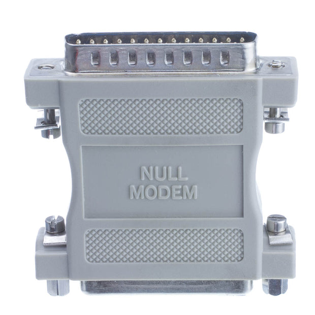 Null Modem Adapter, DB25 Male to DB25 Female