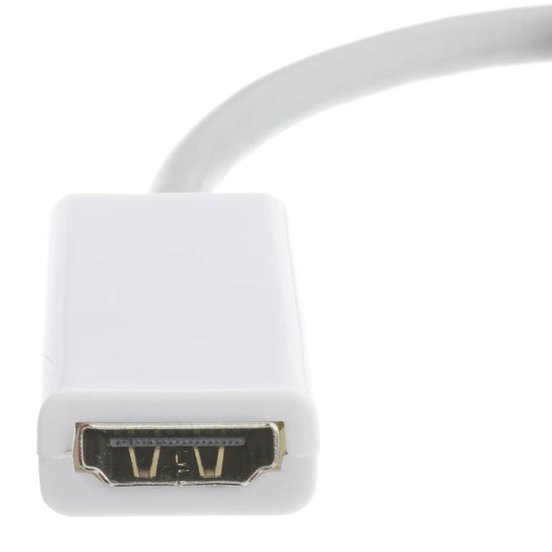 Mini-DVI to HDMI Adapter Cable, Mini-DVI Male to HDMI Female, 6 inch