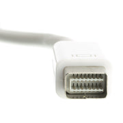 Mini-DVI to VGA Adapter Cable, Mini-DVI Male to HD15 Female, 6 inch