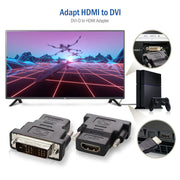 HDMI to DVI Adapter, HDMI Female to/from DVI Male