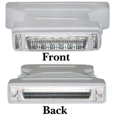 External SCSI Adapter, HPDB68 (Half Pitch DB68) Female to HPDB50 (Half Pitch DB50) Male