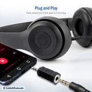 2.5mm Stereo Male to 3.5mm Stereo Female Adapter