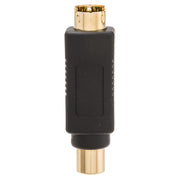 S Video to RCA Adapter, S-Video (MiniDin4) Male to RCA Female