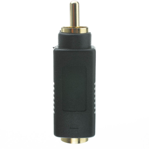 S Video to RCA Adapter, S-Video (MiniDin4) Female to RCA Male, Gold Connectors