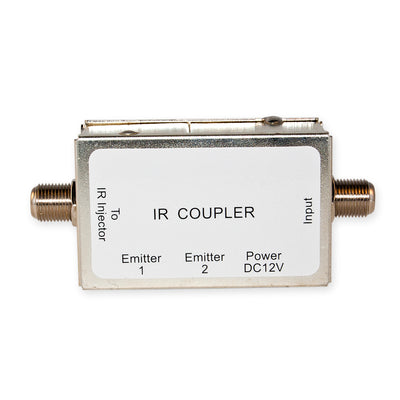 IR Over Coaxial Cable Coupler/Extractor, Extracts Injected IR Signal from Coaxial Cable, 12 Volts DC 200 mA, Max Distance 200 feet