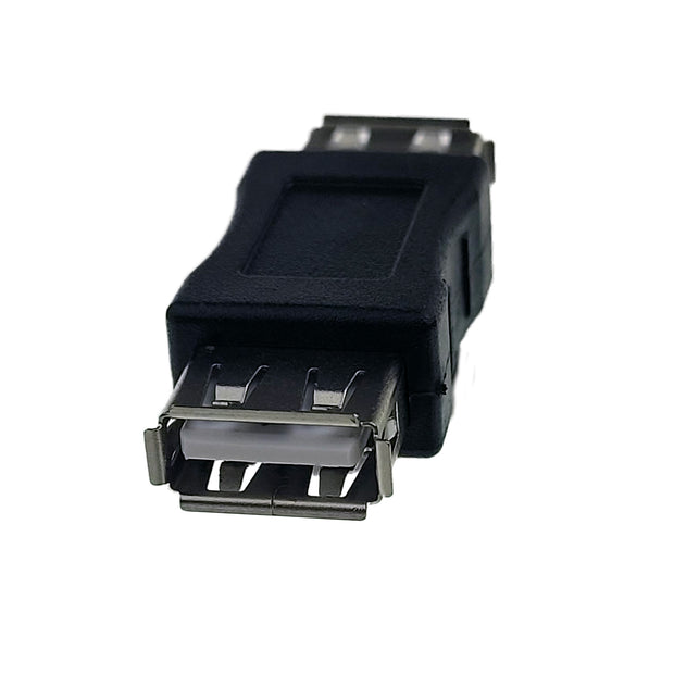 USB Coupler / Gender Changer, Type A Female to Type A Female, Black