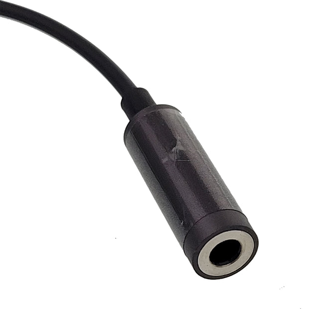 Apple Authorized Lightning Male to 3.5mm Adapter Cable, 3 inch, Black