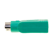 USB to PS/2 Keyboard/Mouse Adapter, Green, USB-A Female to PS/2 Male (Mini-Din 6)