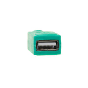 USB to PS/2 Keyboard/Mouse Adapter, Green, USB-A Female to PS/2 Male (Mini-Din 6)