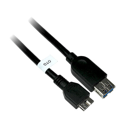 USB OTG, USB 3.0 Micro B Male to USB 3.0 Type A Female, USB On The Go, 12 inch cable
