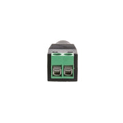 DC Female Power Plug to 2 Pin Terminal (Screw Down) Adapter