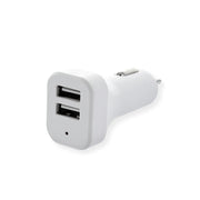 2 Port USB Car Charger, 2.1 Amp + 1 Amp