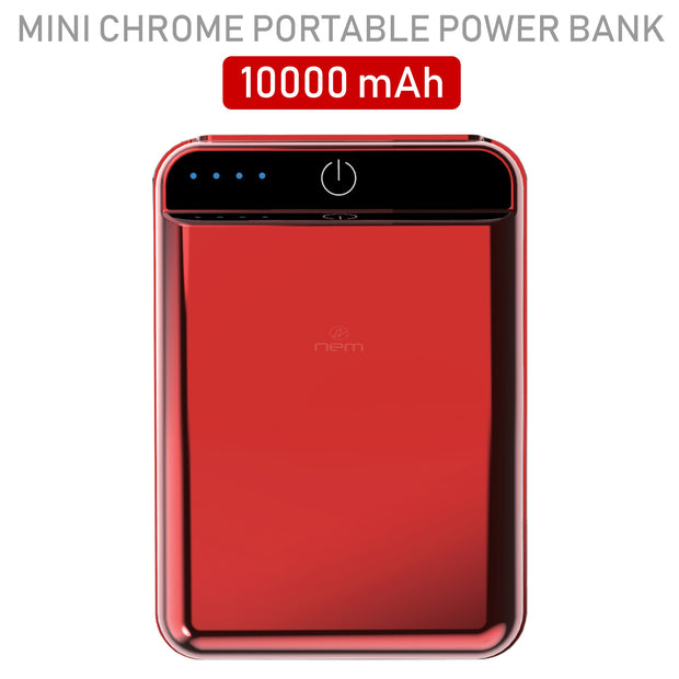 2 port Power bank 10000 mAh USB Battery Backup, includes Micro USB cable