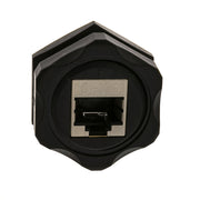 Shielded Outdoor Waterproof Cat6 Coupler, RJ45 Female to Female, Wall Plate Mount