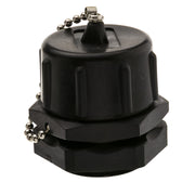 Shielded Outdoor Waterproof Cat6 Coupler, RJ45 Female to Female, With Cap, Wall Plate Mount