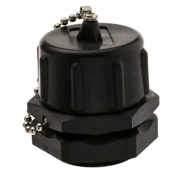 Shielded Outdoor Waterproof Cat6 Coupler, RJ45 Female to Female, With Cap, Wall Plate Mount