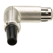XLR Female Connector, Right Angle Solder Type, 3 Conductor