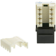 SlimlineCat5e Keystone Jack, RJ45 Female to 110 Punch Down