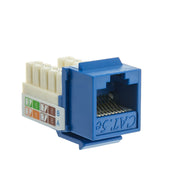 SlimlineCat5e Keystone Jack, RJ45 Female to 110 Punch Down