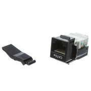 Cat5e Keystone Jack, Toolless, RJ45 Female