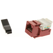 Cat5e Keystone Jack, Toolless, RJ45 Female