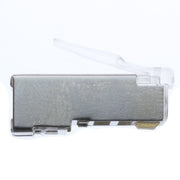 Shielded Cat5e RJ45 Crimp Connectors for Solid/Stranded Cable, 8P8C, POE Compliant, 50 pieces