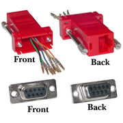 Modular Adapter, DB9 Female to RJ45 Jack