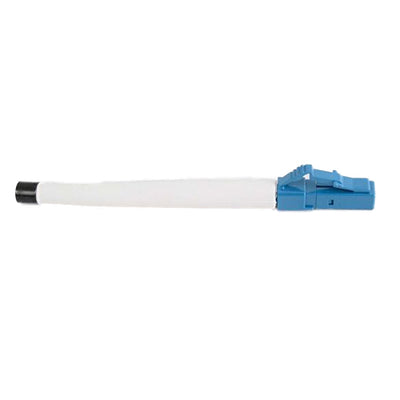 LC/UPC Singlemode Splice-On Connector, 3mm / 2mm / 1.6mm, White, 10 Pack