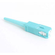 SC OM3 50um Fiber Optic Splice Connector, 900um boot, 900um fiber stub, 10-pack