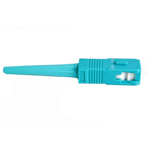 SC OM3 50um Fiber Optic Splice Connector, 900um boot, 900um fiber stub, 10-pack