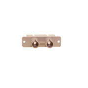 SC/ST Duplex Adapter with Plastic Housing, Fiber Optic Coupler