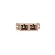 SC/ST Duplex Adapter with Plastic Housing, Fiber Optic Coupler