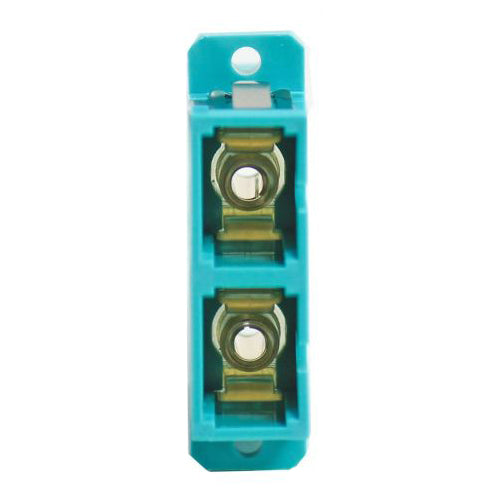 SC/PC MM 10 Gigabit Duplex Adapter, Bronze Sleeve, Aqua