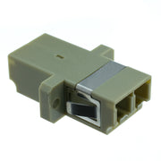 Fiber Optic Coupler, LC/LC Female, Duplex, Plastic Housing