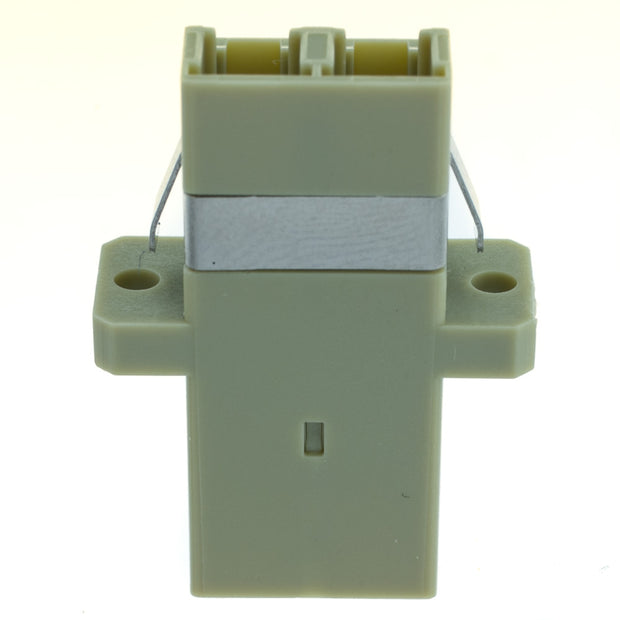 Fiber Optic Coupler, LC/LC Female, Duplex, Plastic Housing