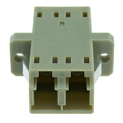 Fiber Optic Coupler, LC/LC Female, Duplex, Plastic Housing