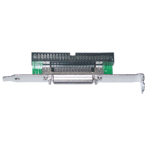 SCSI Computer Slot Adapter, Internal IDC 50 Male to External HPDB50 (Half Pitch DB50) Female