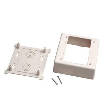 Dual Gang Surface Mount Box for Raceways, low voltage