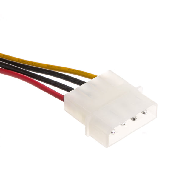 Molex to Dual SATA Power Cable, 4 Pin Molex Male to Dual Serial ATA Female, 14 inch