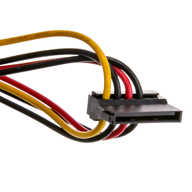 Molex to Dual SATA Power Cable, 4 Pin Molex Male to Dual Serial ATA Female, 14 inch