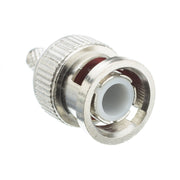 RG58 Solid Core BNC Male Crimp Connector, 50 Ohm, 3 Piece Set