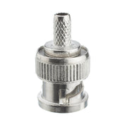 RG58 Solid Core BNC Male Crimp Connector, 50 Ohm, 3 Piece Set