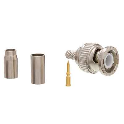 RG58 Stranded BNC Connector, 4 Piece Set