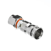 RG6 Quad Shield F-PIN Compression Connector (Orange Band) (25pcs/bag)
