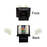 Keystone Insert, Phone/Data Jack, RJ11 / RJ12 Female to 110 Type Punch Down