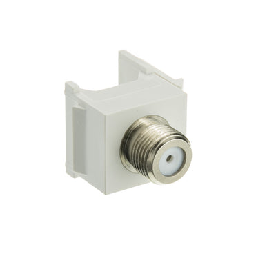 Keystone Insert, F-pin Coaxial Connector, F-pin Female Coupler